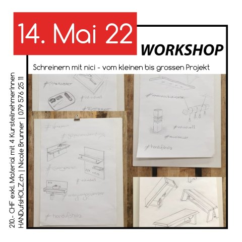 Workshop schreinere dir dein Ding aus Holz - DIY