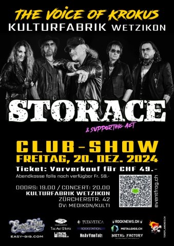 STORACE - Die Stimme von Krokus