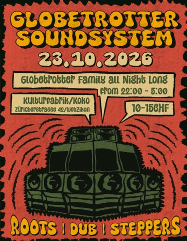Globetrotter soundsystem plakat
